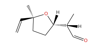 (betaS,2S,5S)-2-(Tetrahydro-5-methyl-5-vinylfuran-2-yl)-propanal